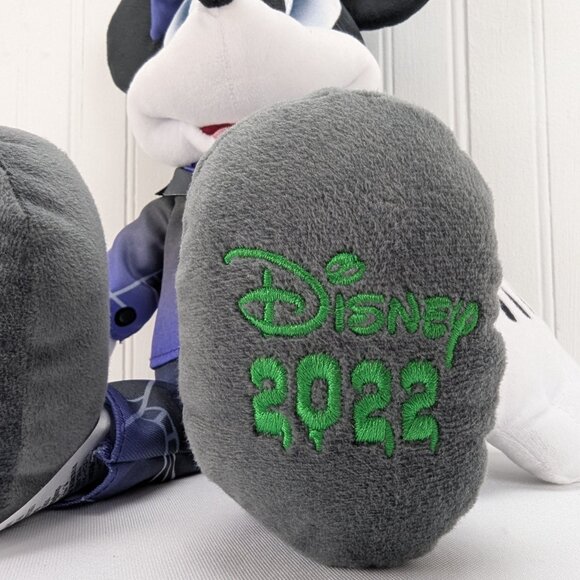 Disney Mickey Mouse Haunted Mansion Ghost Plush 18" Stuffed Animal 2022 Spooky - Picture 3 of 10